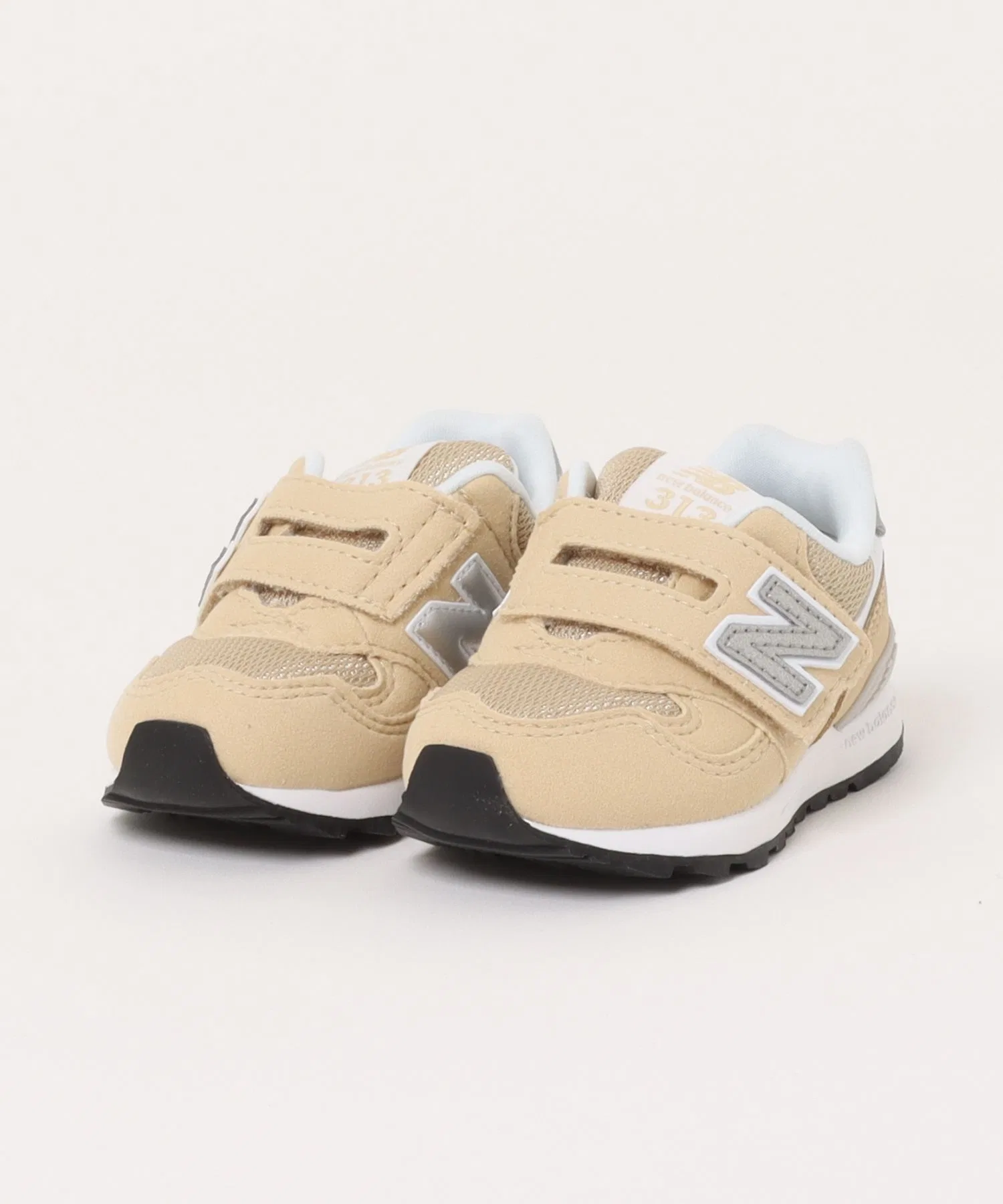 Детские кроссовки New Balance I313 из искусственной кожи бежевые