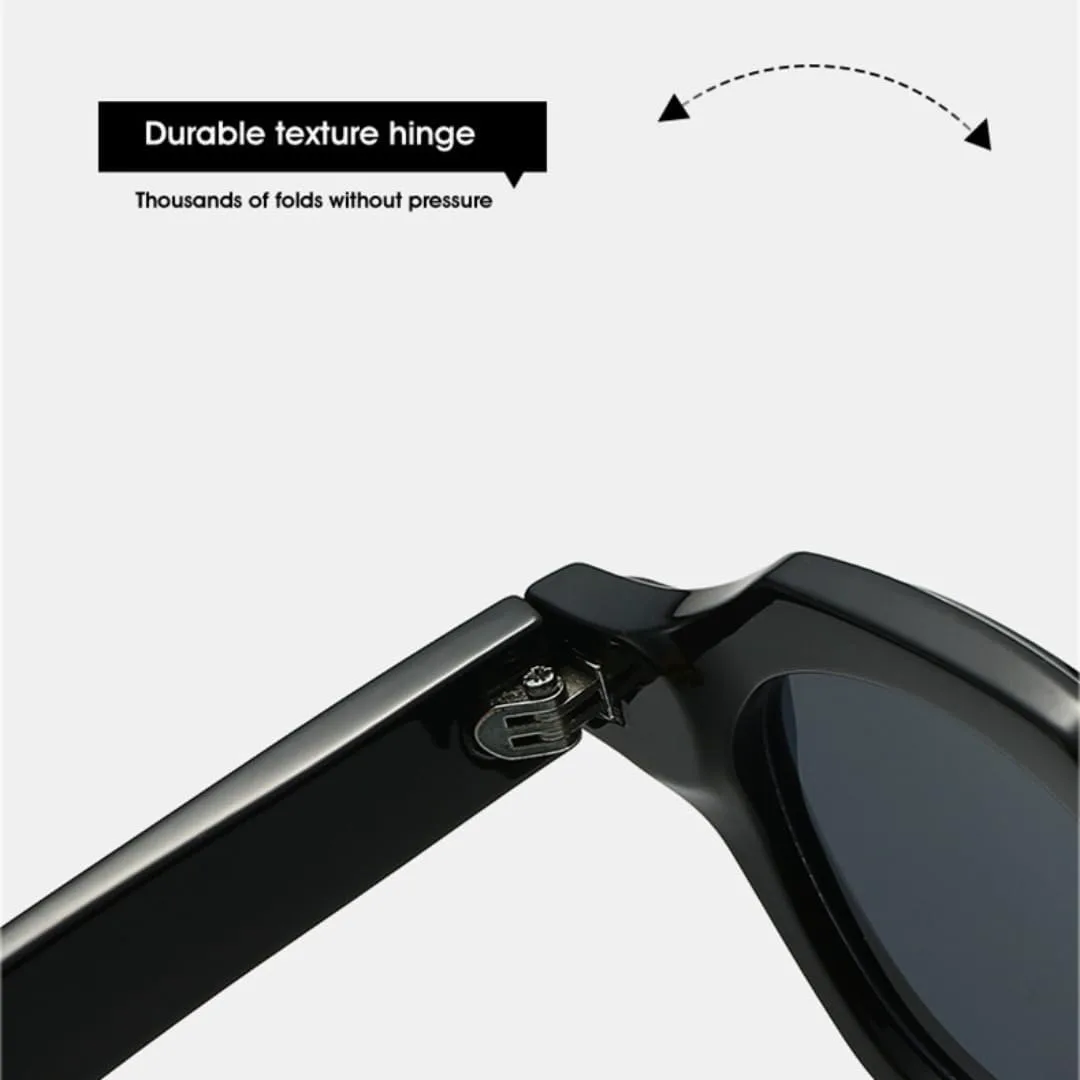 

Маленькие многоугольные солнцезащитные очки для женщин и мужчин в стиле ретро с заклепками, защита от УФ-излучения UV400 (цвет «леопардовый») TVTBBVV, Leopard Tea