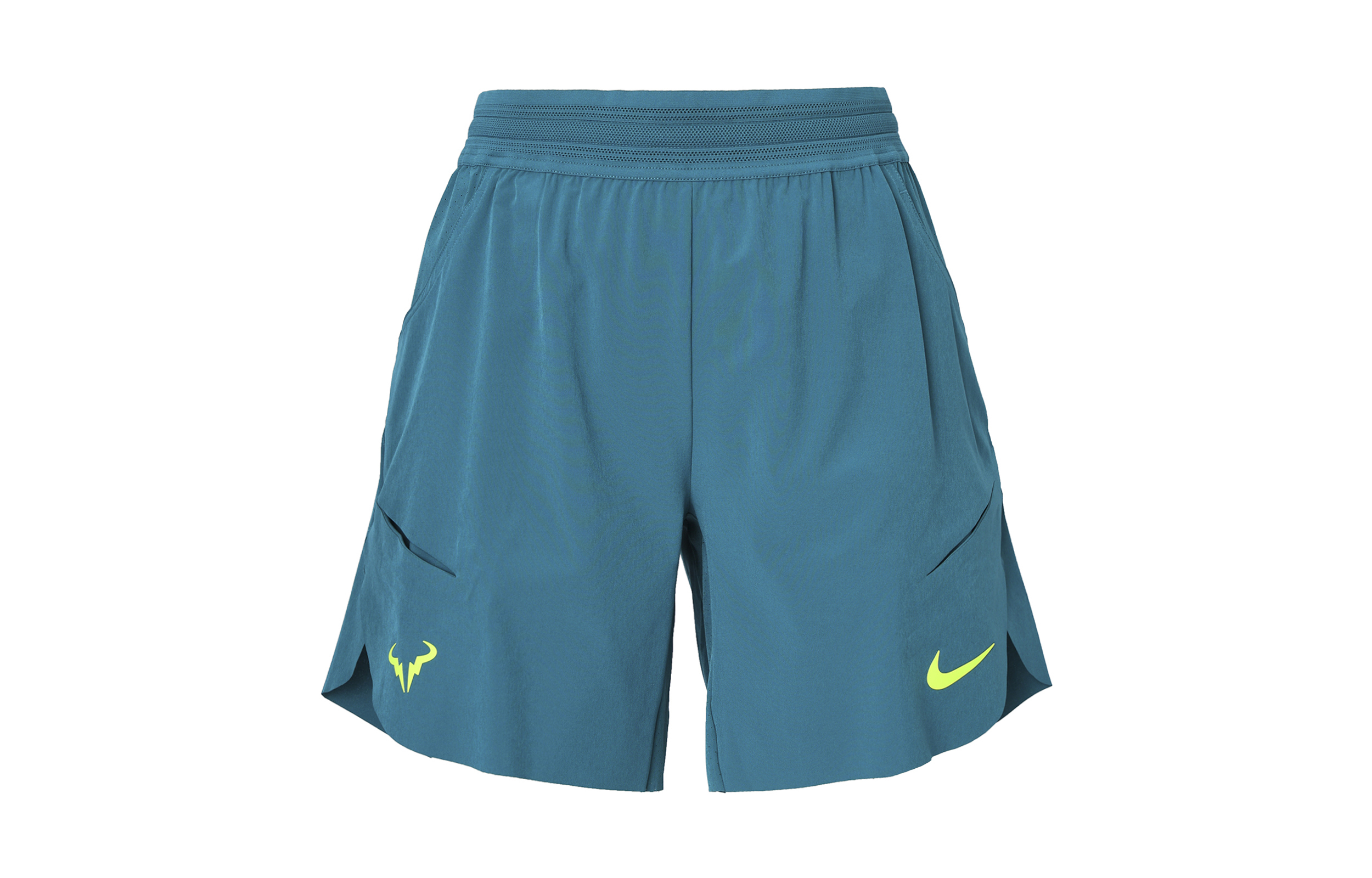 

Теннисные шорты RAFADri-FIT ADV SS24 мужские Crystal Hole Water Duck Cyan Nike, Geode Water Duck Cyan