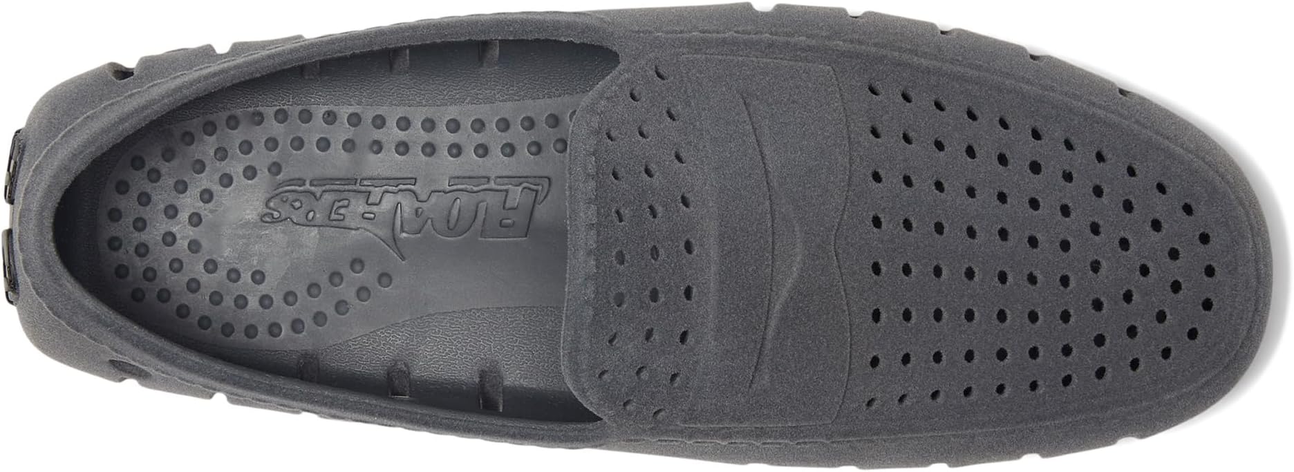 Лоферы Floafers Country Club Driver Faux Suede, цвет Slate Grey/Black Suede — фото 2