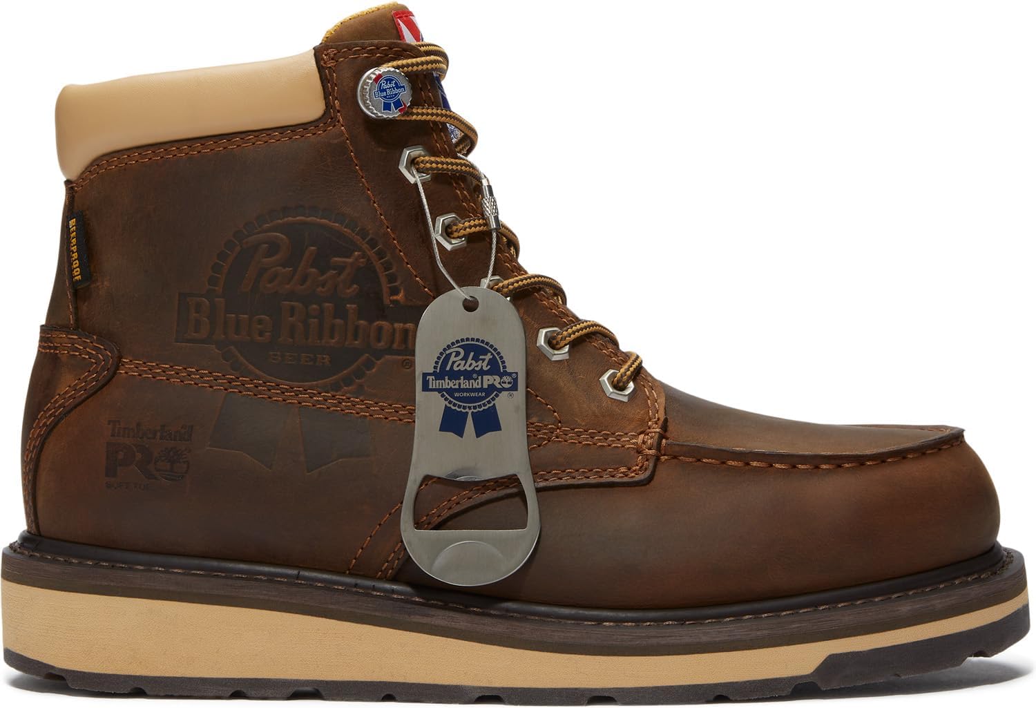 Timberland PRO мужские 6-дюймовые PBR Gridworks Soft Toe Waterproof ботинки, Brown — фото 3