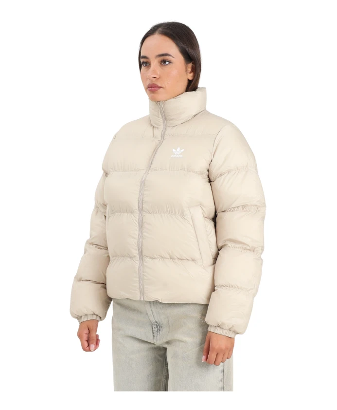 

Бежевая пуховая куртка adicolor для женщин Adidas Originals, бежевый