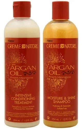 Набор шампуня и интенсивного ухода Argan Oil Moisture Shine от CREME OF NATURE Creme Of Nature