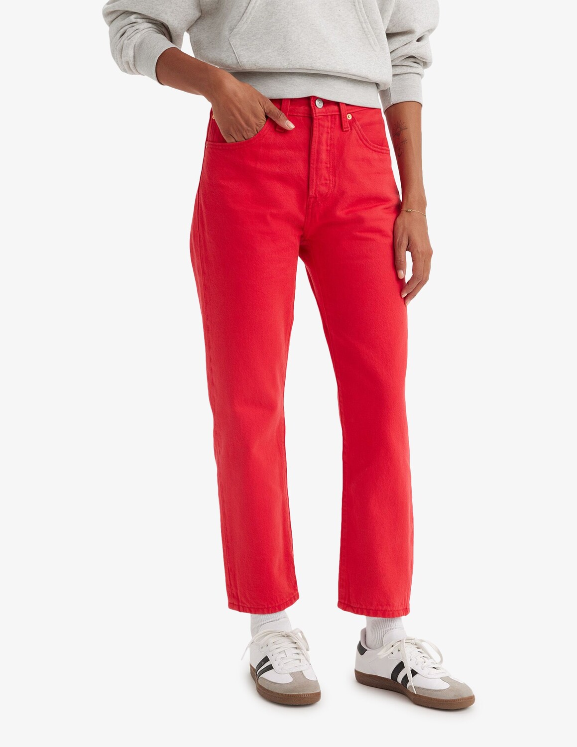 

Укороченные джинсы 501 Levi's, красный