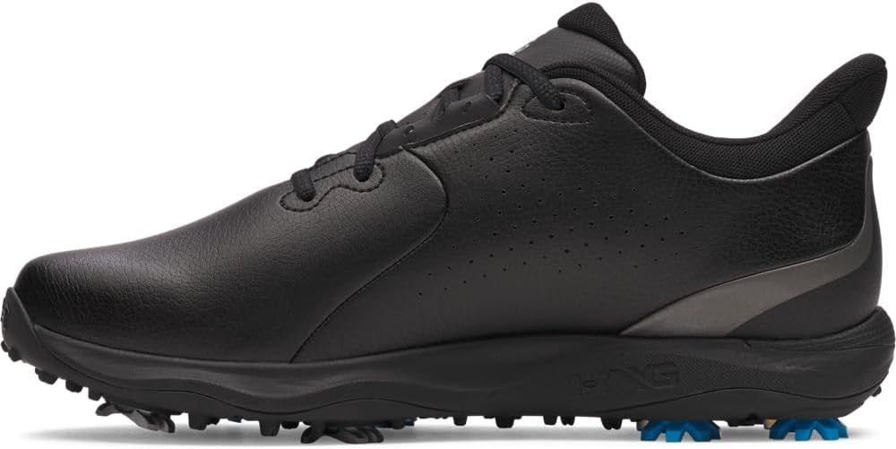 

Кроссовки для гольфа Under Armour Drive Fade мужские, (002) Black/Metallic Silver