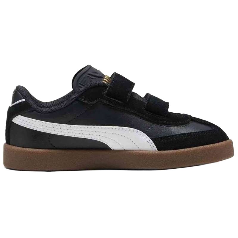 PUMA Club II Era Low top детские скейтерские кроссовки Black/White для детей 3-7 лет — фото 3