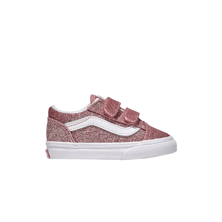 

Кроссовки Vans Old Skool V Toddler Rose Gold Glitter, розовый