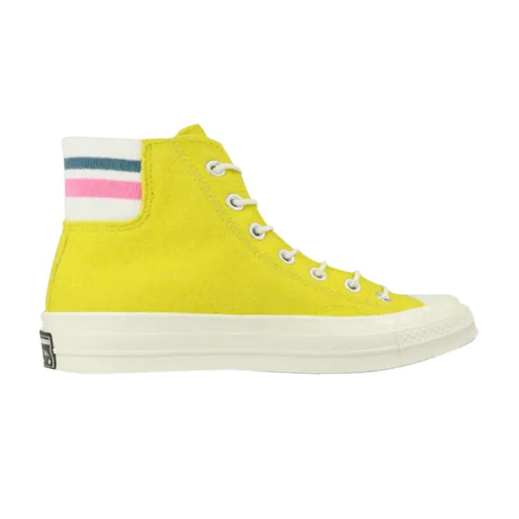 

Кроссовки Converse Chuck 70 Retro Stripe High 'Bold Citron', желтый