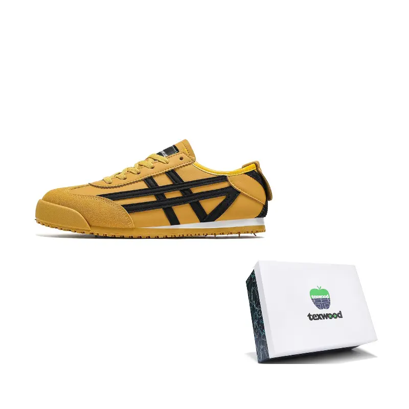 

TEXWOOD Низкие повседневные кроссовки унисекс желтые, цвет Yellow