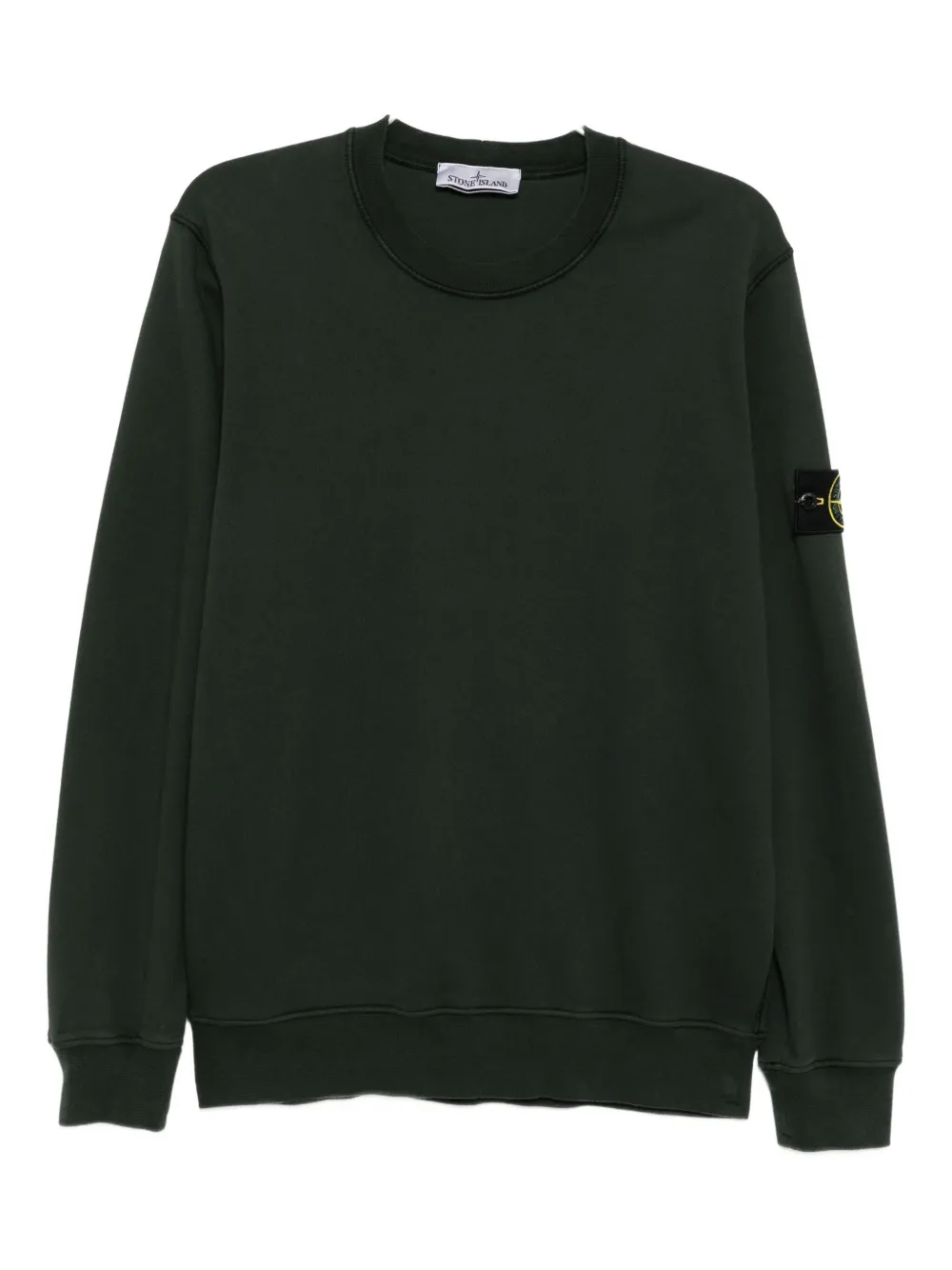 

Толстовка Badge Stone Island, зеленый