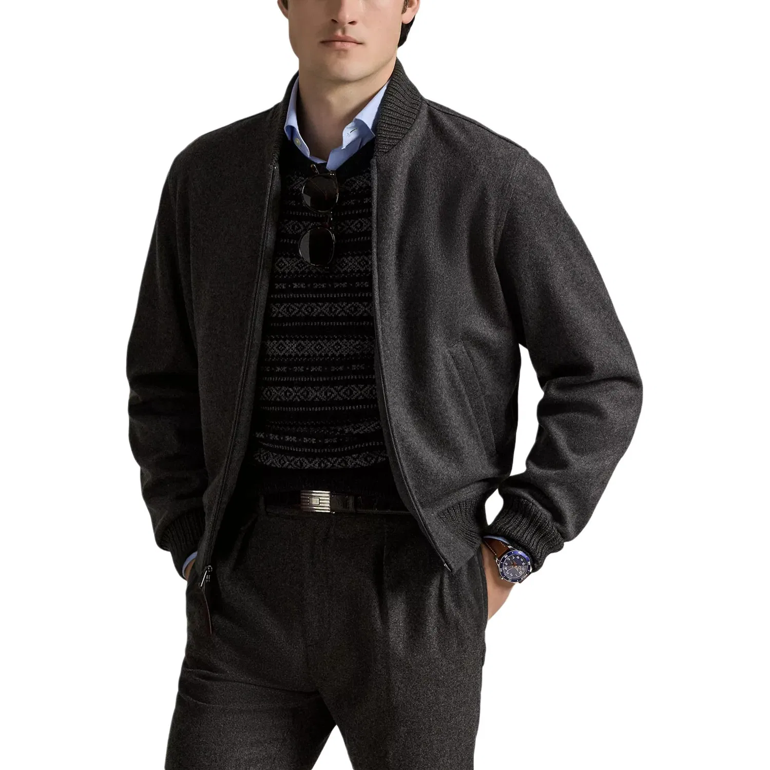 Куртка Polo Ralph Lauren серая — фото 4