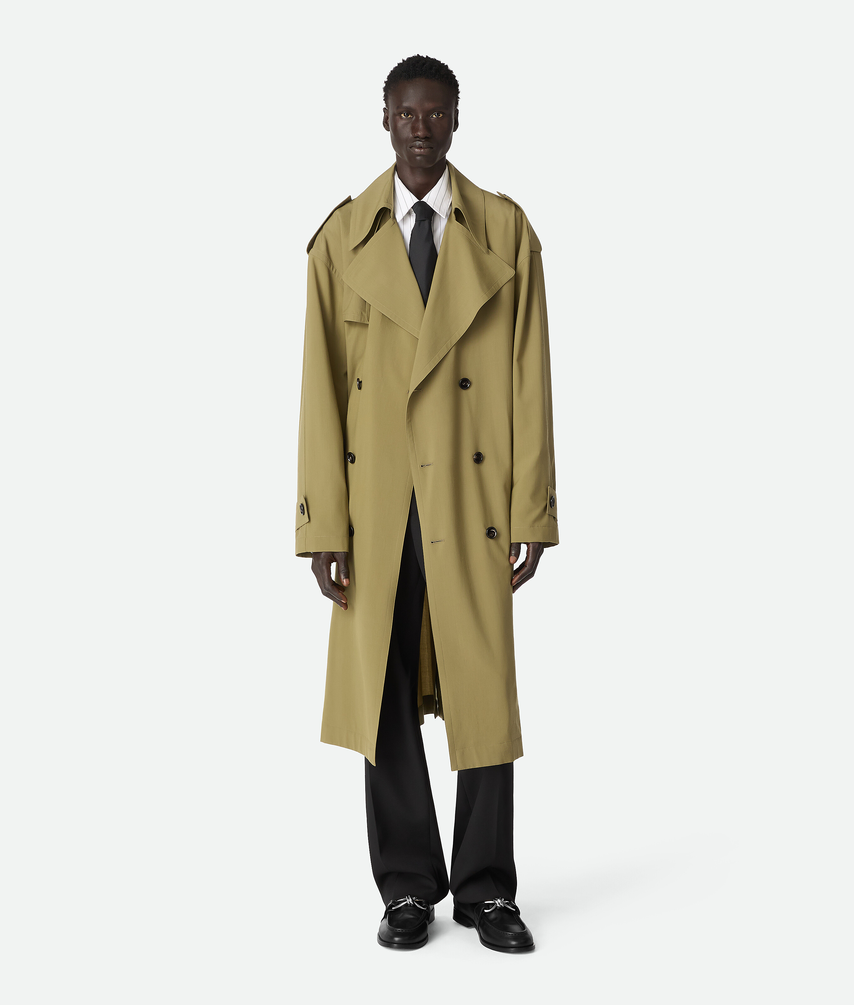 Лоферы astaire BOTTEGA VENETA, черный/серебряный — фото 2