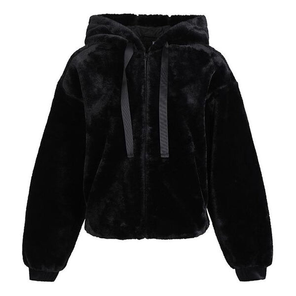 

Куртка (WMNS) adidas Style Fur Windproof Hooded Jacket Black, черный