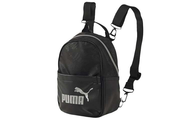 

Мини-рюкзак из искусственной кожи унисекс черный PUMA