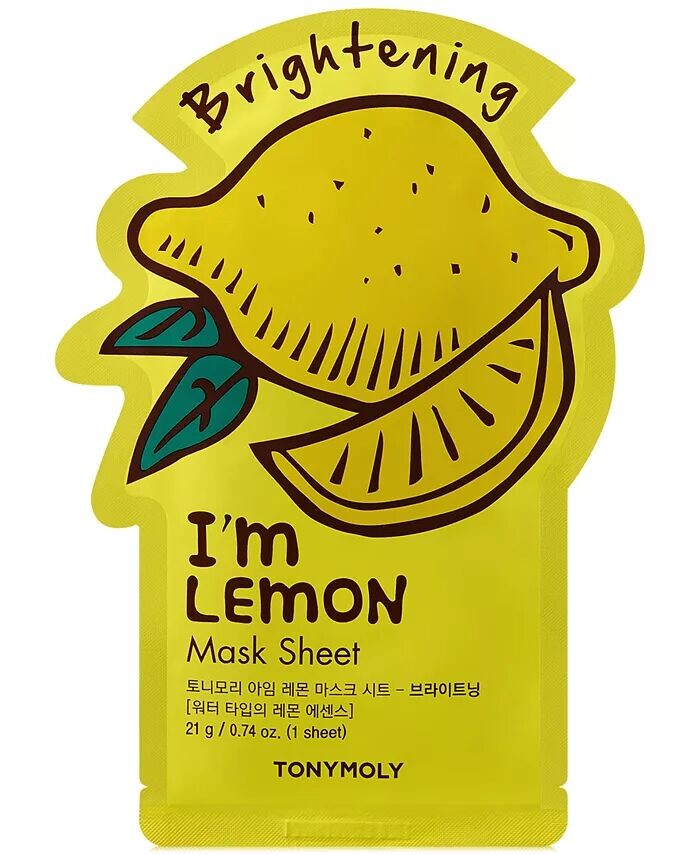 

Тканевая маска I'm Lemon - Осветляющая Tonymoly