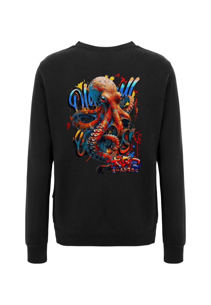 

Толстовка Oldskull Wrldvibe Tentacle Spectacle Logo Graphic, черный