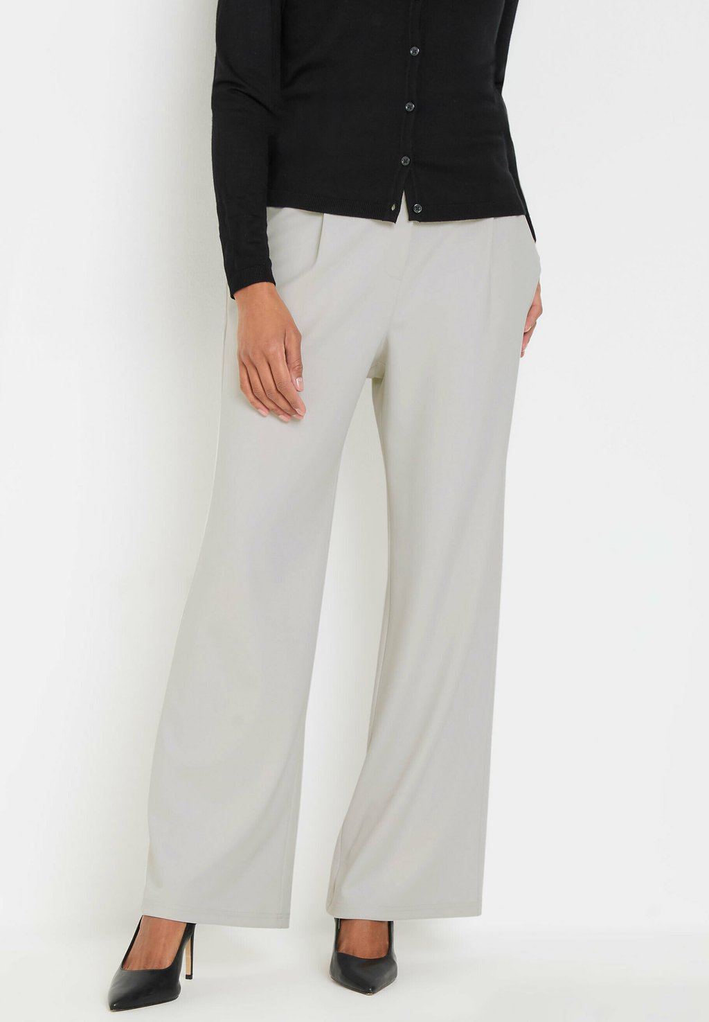 

Брюки WIDE LEG TAILORED M&Co, светло-серый