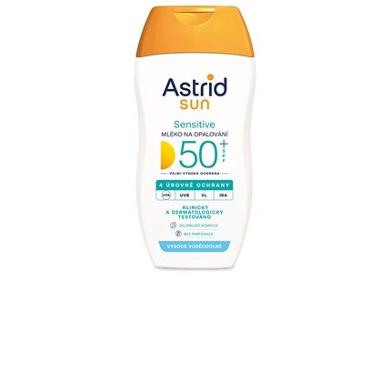 

Молочко для чувствительного загара SPF 50+ Sun 150 мл Astrid