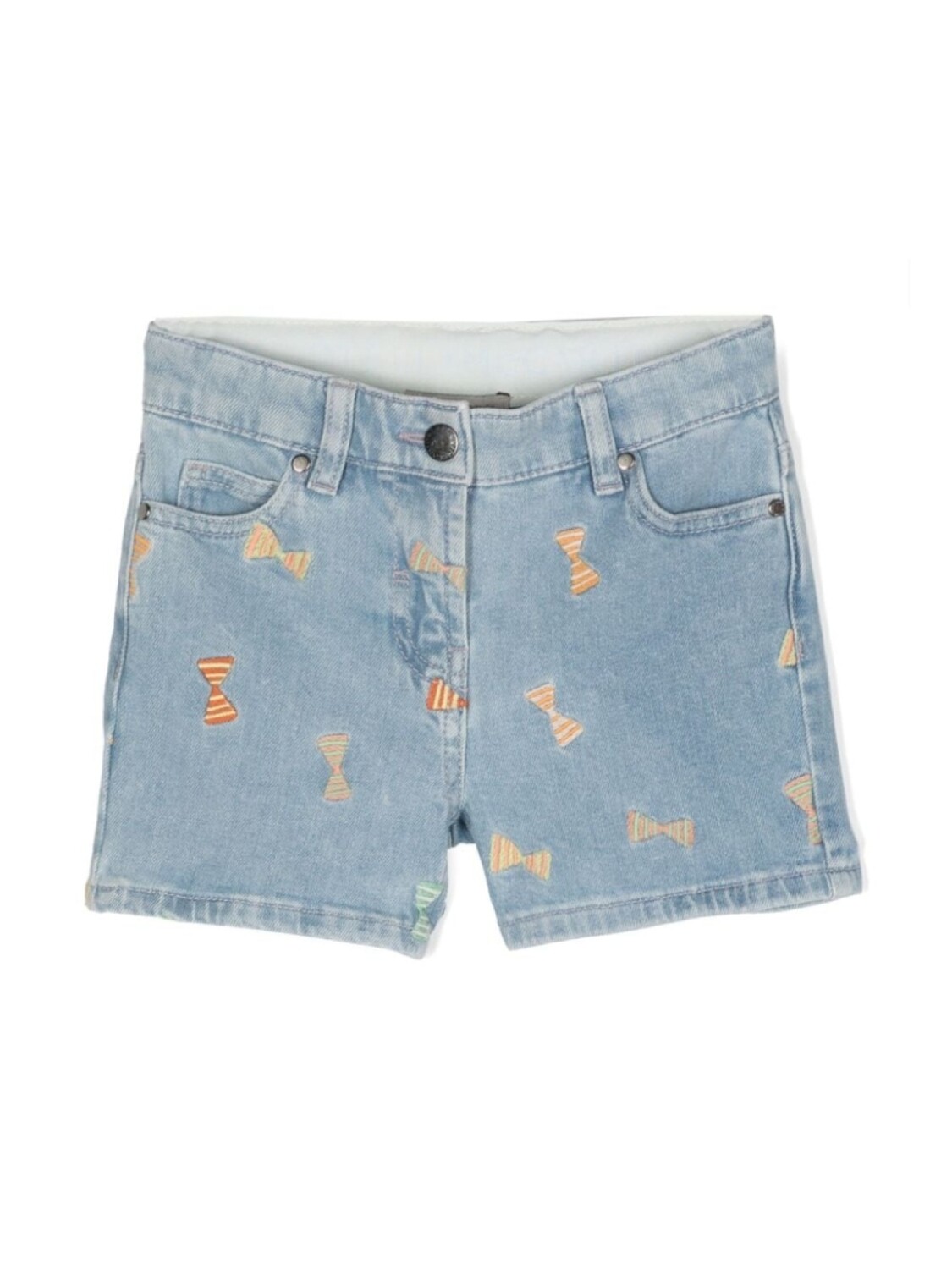 

Stella McCartney Kids джинсовые шорты с вышивкой, синий