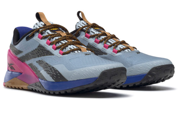 Кроссовки nano x1 adventure 'gable grey pursuit pink' Reebok, серый — фото 3
