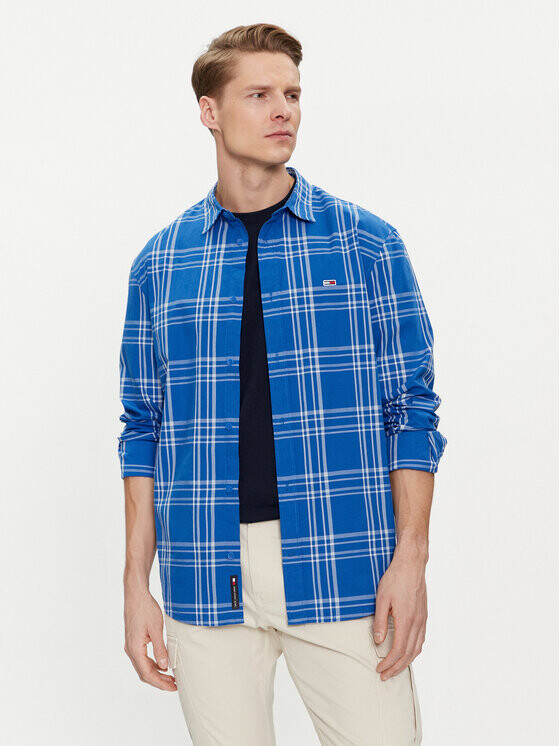 

Рубашка стандартного кроя Tommy Jeans, синий