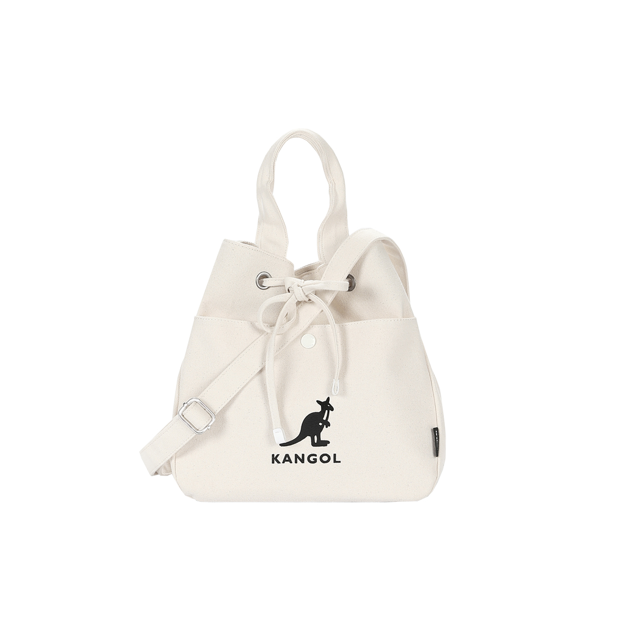 

KANGOL Повседневная холщовая сумка через плечо среднего размера