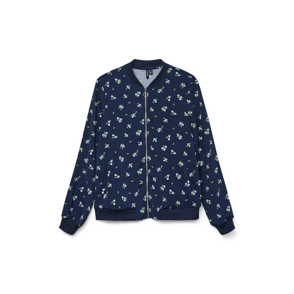 

Куртка Vero Moda Coco Aop bomber, синий