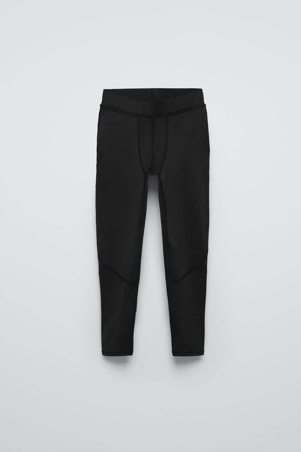 

Термальные леггинсы из лыжной коллекции ZARA, черный