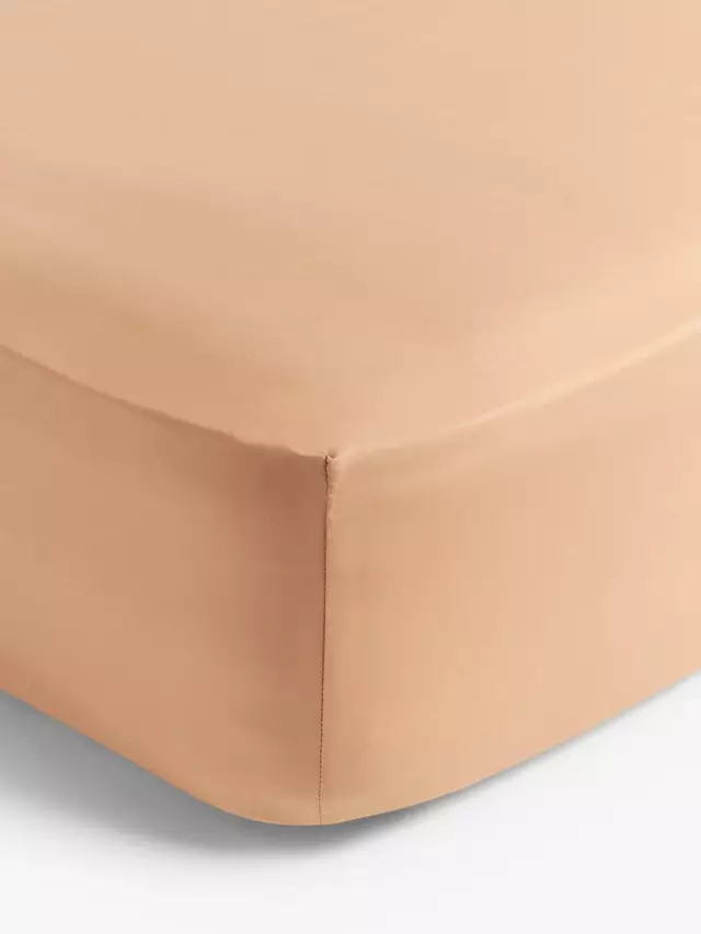 

Простыня на резинке John Lewis Easy Care Organic Cotton 200 Thread Count, цвет terracotta