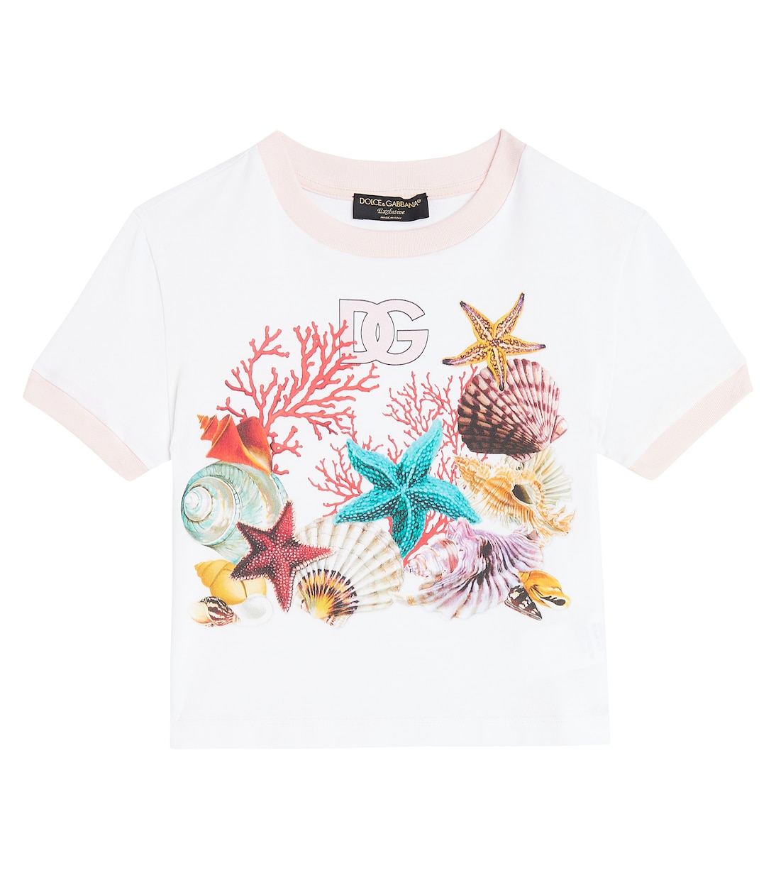 

Футболка Capri DG из хлопкового джерси с принтом Dolce&Gabbana Kids, Variante Abbinata
