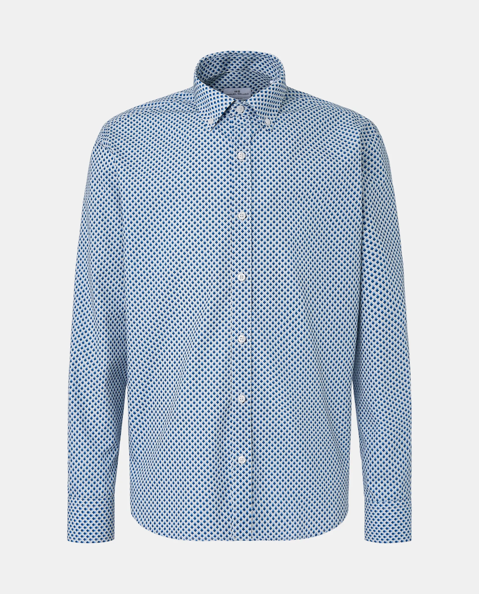 

Мужская спортивная рубашка обычного кроя Miguel Bellido, синий