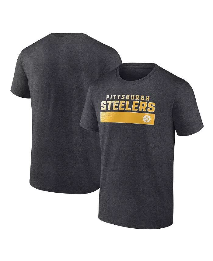 

Мужская футболка Pittsburgh Steelers темно-серого цвета Fanatics