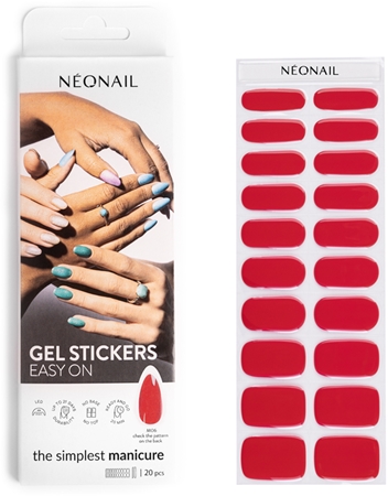 

Наклейки для ногтей NEONAIL Easy On Gel Stickers, M06 20 szt.
