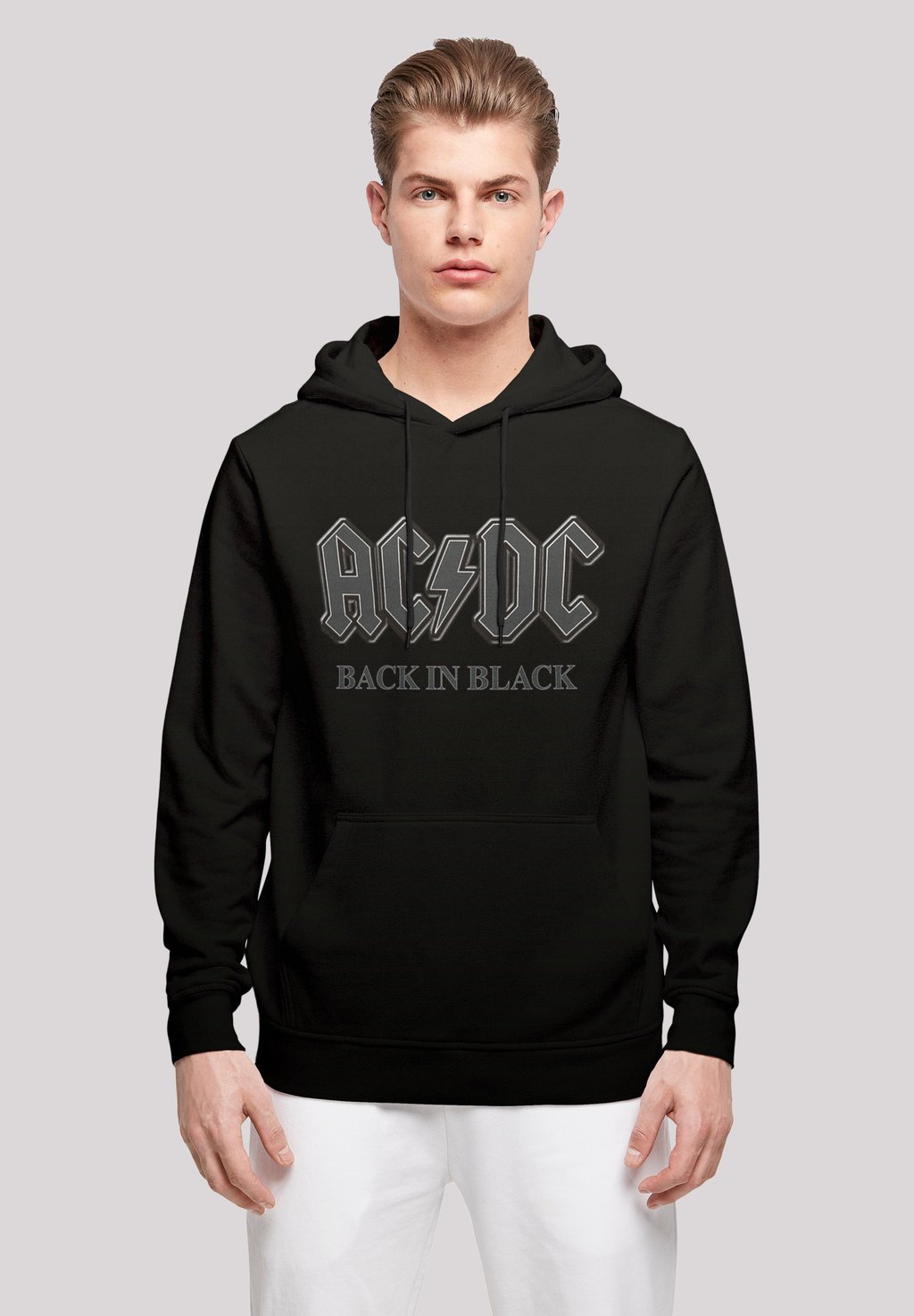 

Толстовка ACDC BACK IN ROCK MUSIC BAND - Hoodie F4NT4STIC, черный