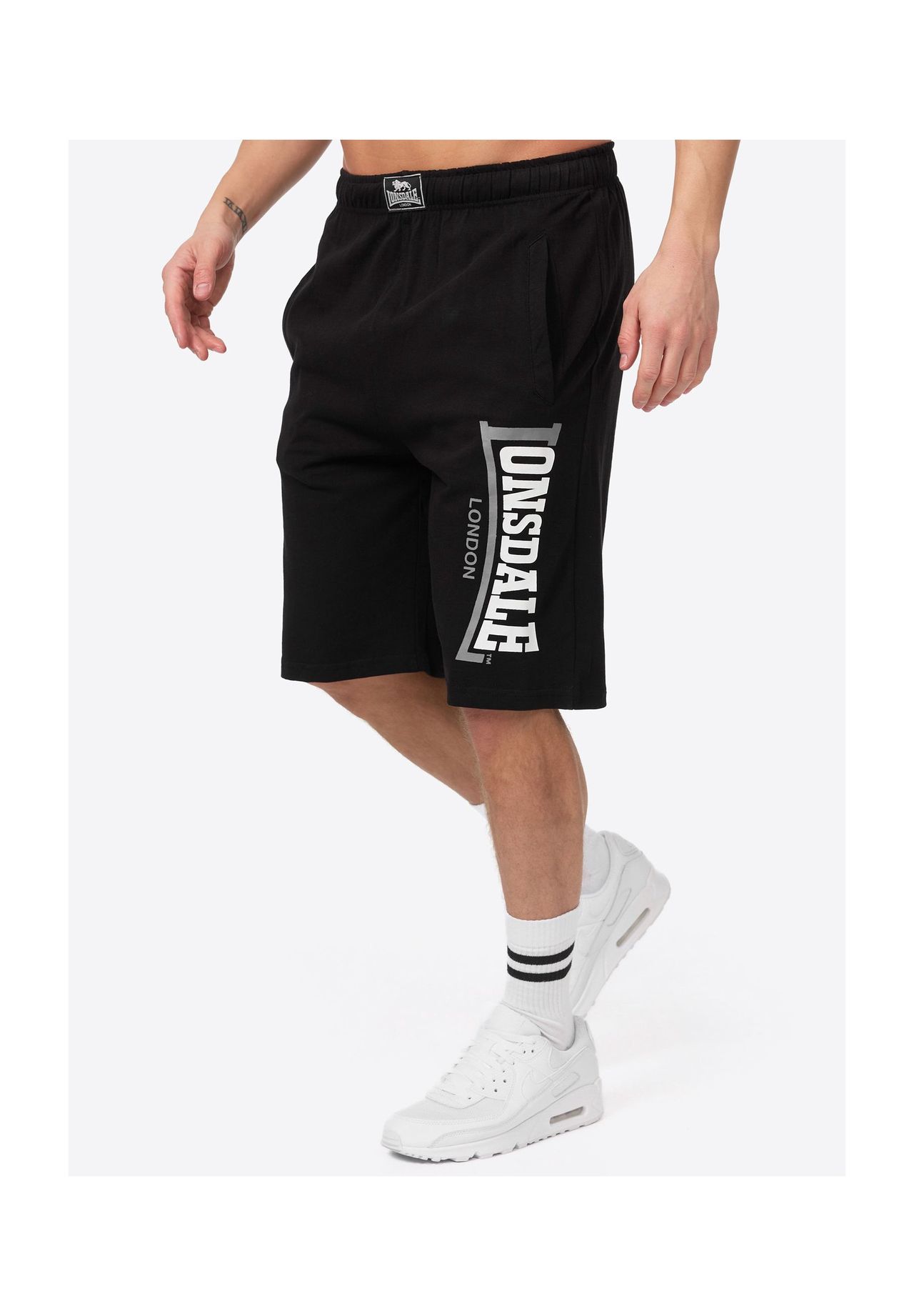 

Мужские шорты стандартного кроя LOGO JAM LONSDALE, черный