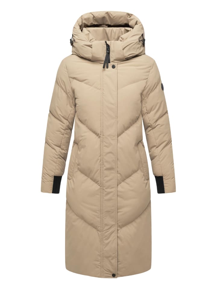 

Стеганое пальто Teonaa 16 в цвете Taupe Grey Marikoo