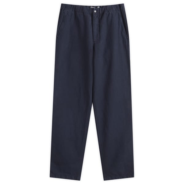 

Свободные брюки из хлопка и льна Ezra Norse Projects, синий