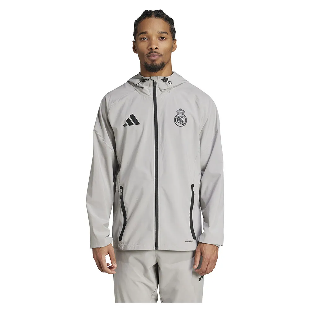 

Куртка adidas Real Madrid Tiro 25/26 Competition Vis Tech, серый
