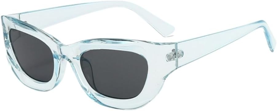 

Модные и персонализированные солнцезащитные очки «кошачий глаз» для женщин. Повседневные солнцезащитные очки. Универсальные солнцезащитные очки UJNHGQ, Light Blue Gray