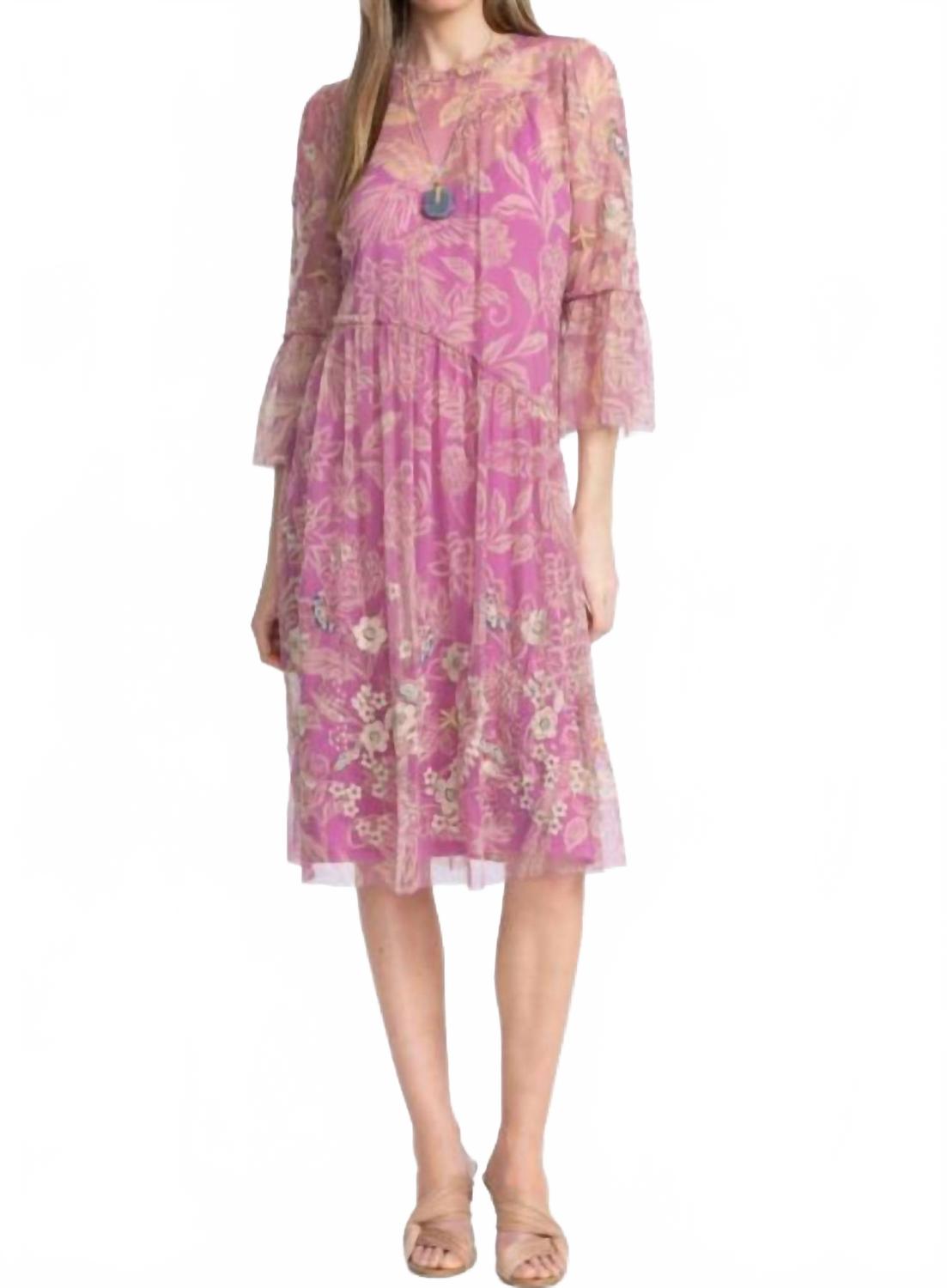 

Платье Mazzy Trim в цвете Ноа Блашинг Johnny Was, Noah Blushing