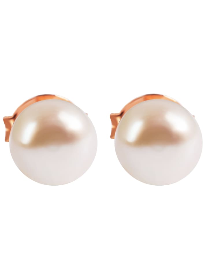 

Adeliás Женские серьги - серьги-гвоздики из серебра 925 пробы с белой пресноводной жемчужиной