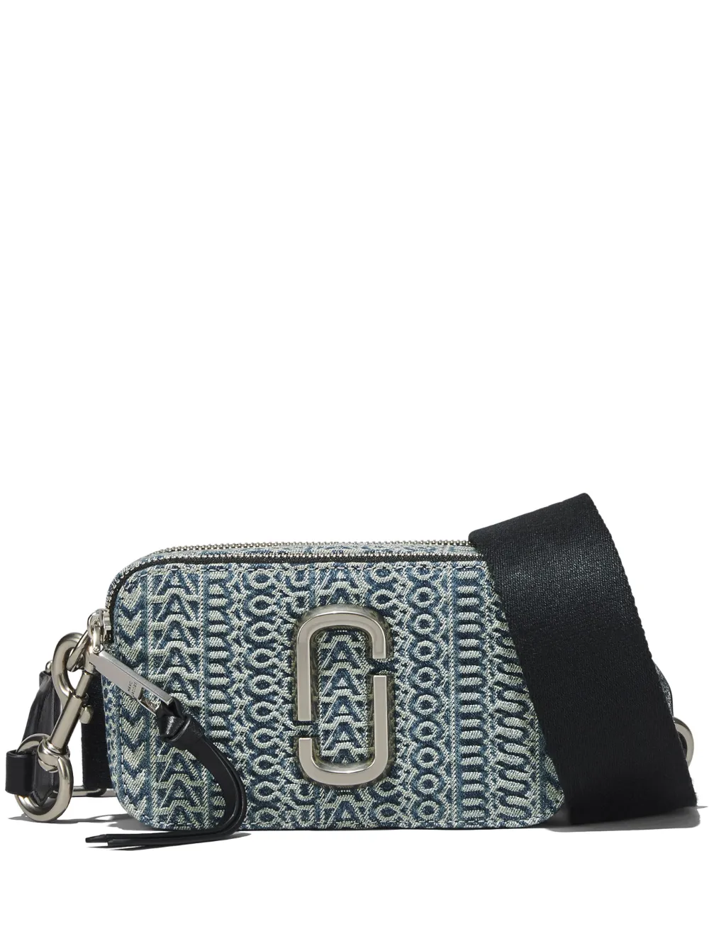 

Сумка через плечо The Snapshot Monogram из денима MARC JACOBS, синий
