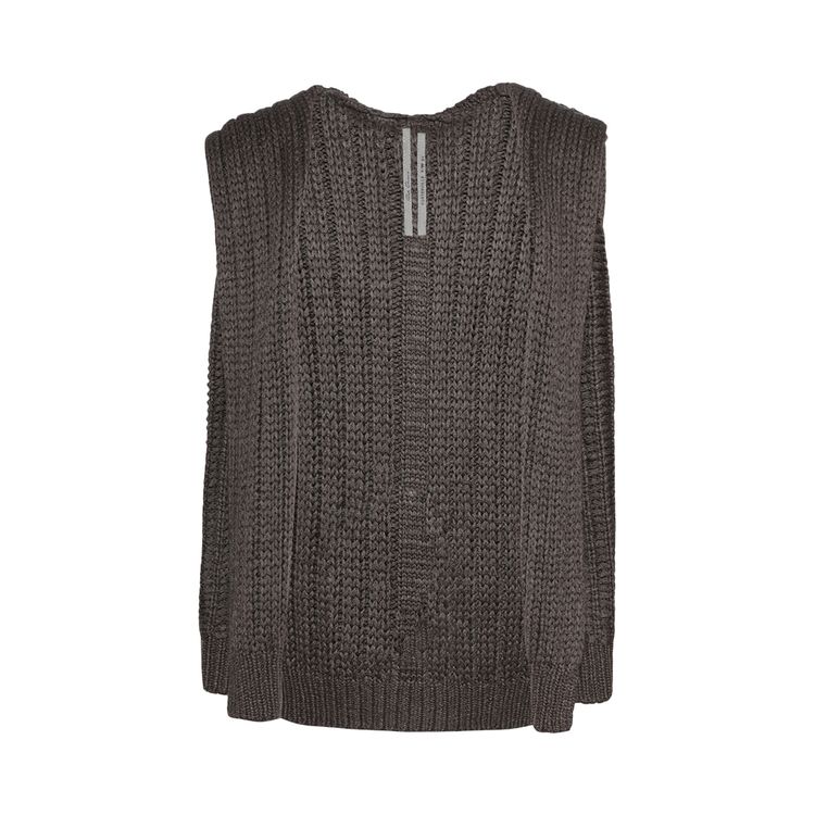 

Кардиган Rick Owens Sleeveless Liner Cardigan Dust, серый