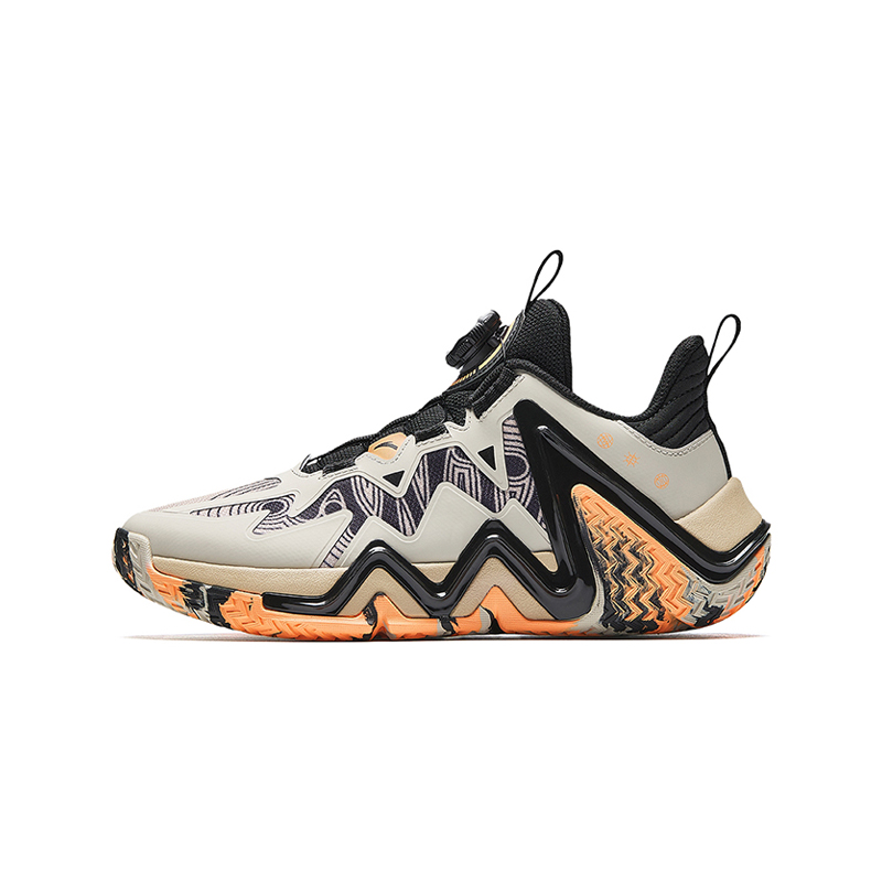 

Детские баскетбольные кроссовки Reverse Scale 3.0 с противоскользящей, износостойкой, дышащей подошвой Antakids, синий/черный/красный