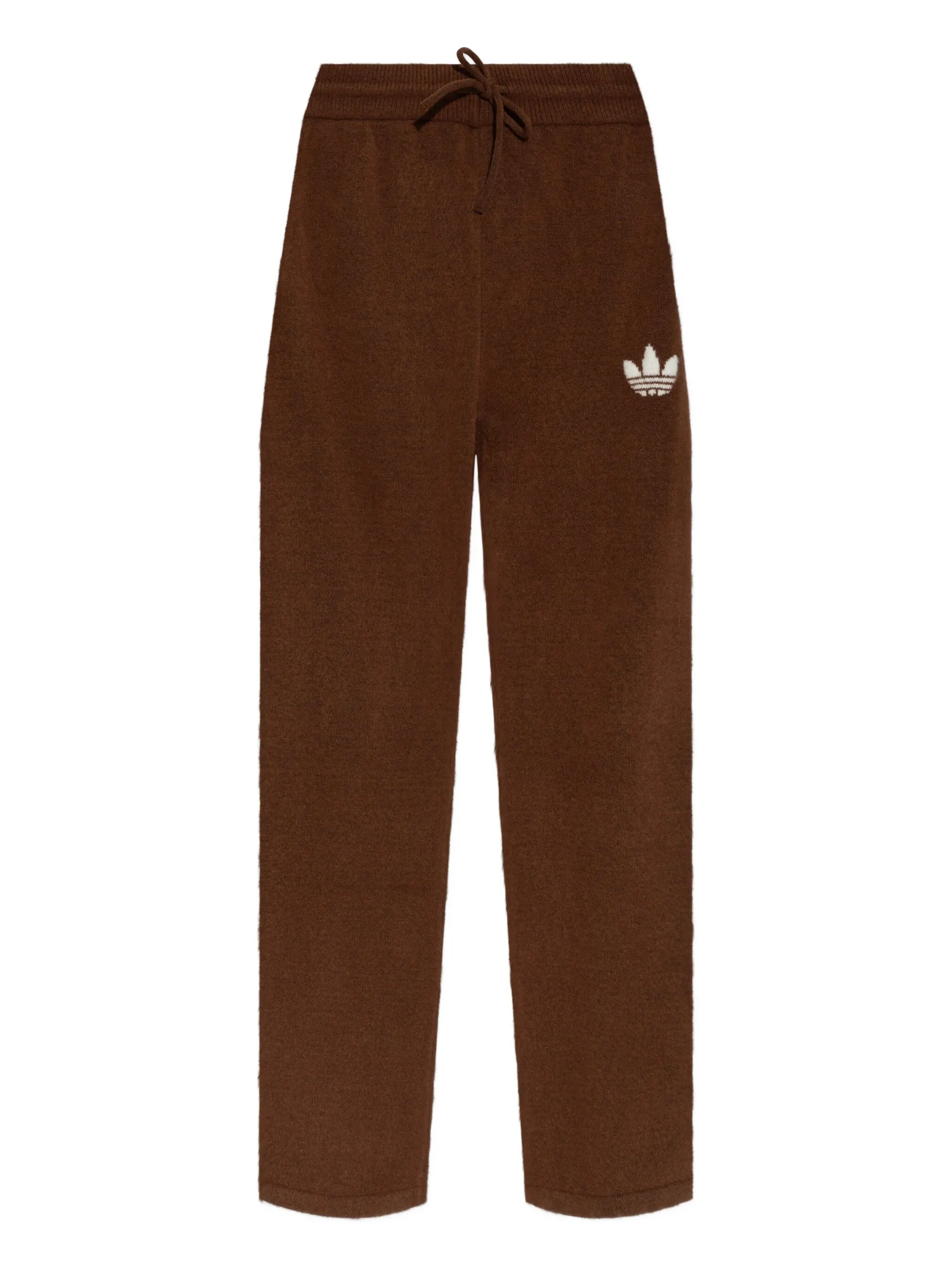 

Брюки с кулиской и логотипом Adidas, коричневый