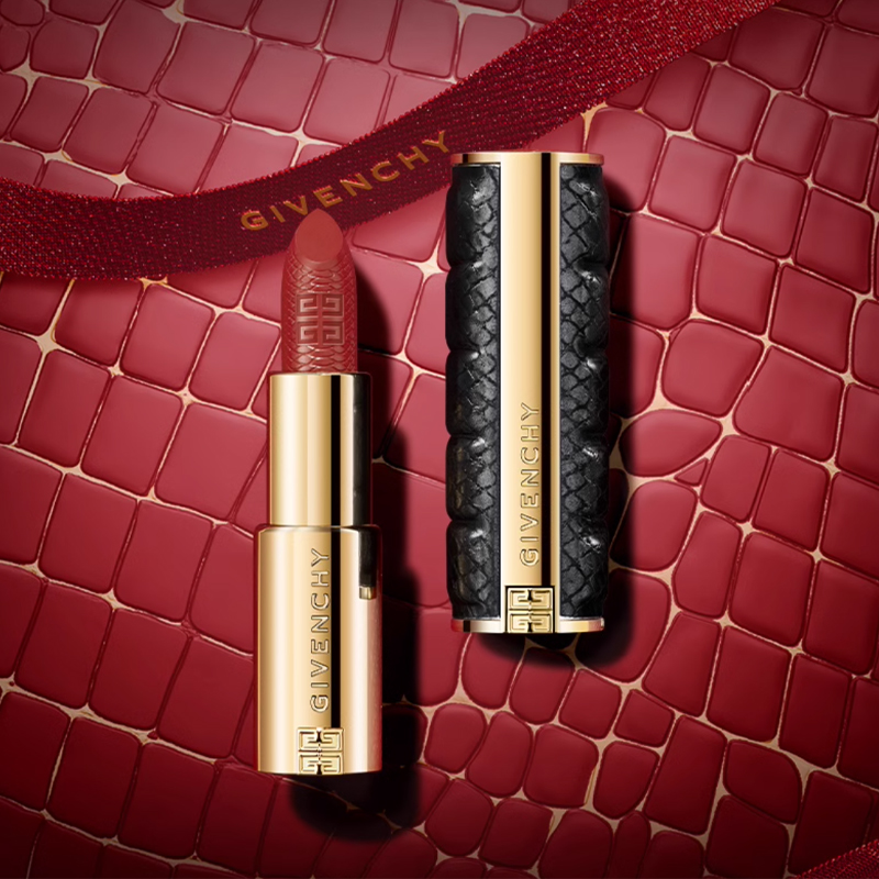 Givenchy Red Fortune Gilded Limited Forbidden помада сатиновый блеск уход за кожей 3.4г — фото 2