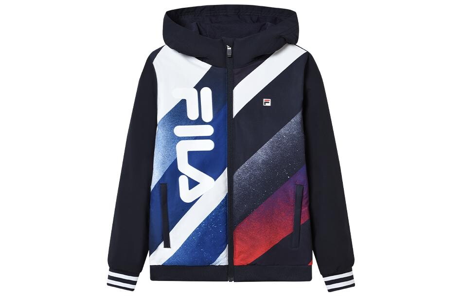 

Детская уличная куртка FILA, цвет темно-синий