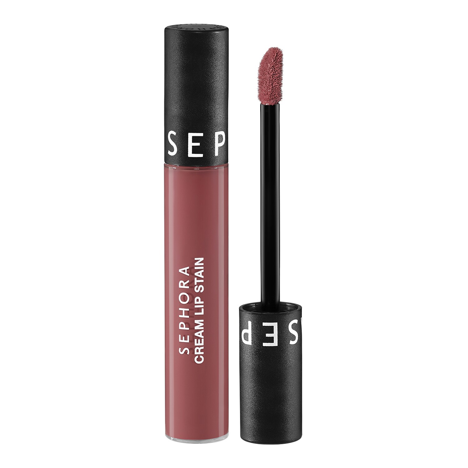 

Жидкая матовая помада Cream Lip Stain - Samtiger kussechter Lippenstift Sephora Collection, 121 Blush Addict