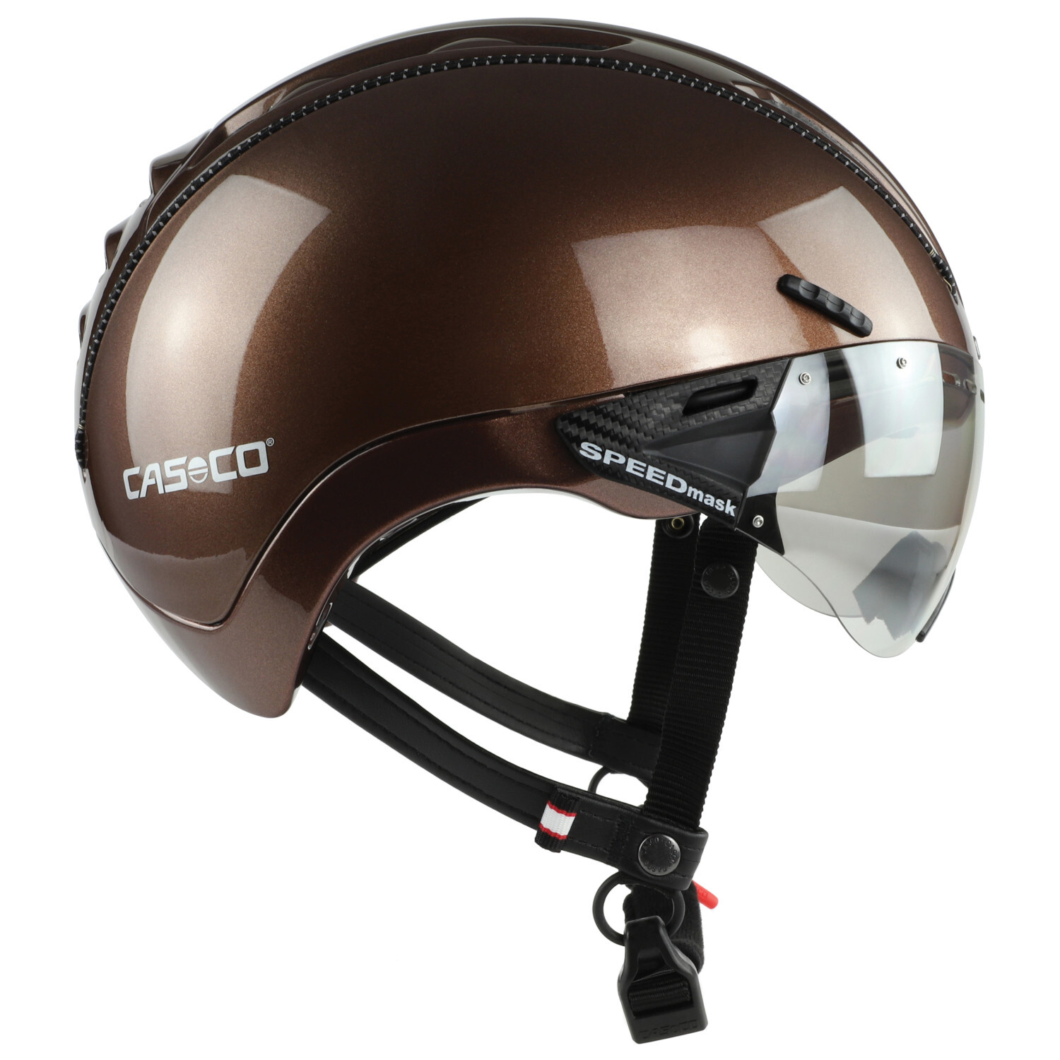 

Велосипедный шлем Casco Roadster Plus, цвет Brown/Metallic