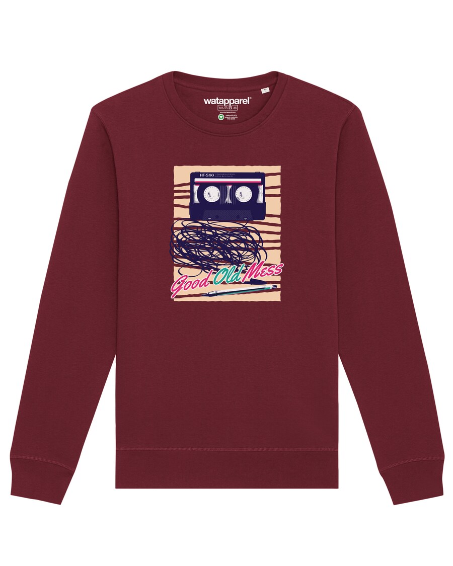 

Свитер Watapparel Sweatshirt Good Old Mess, бордовый
